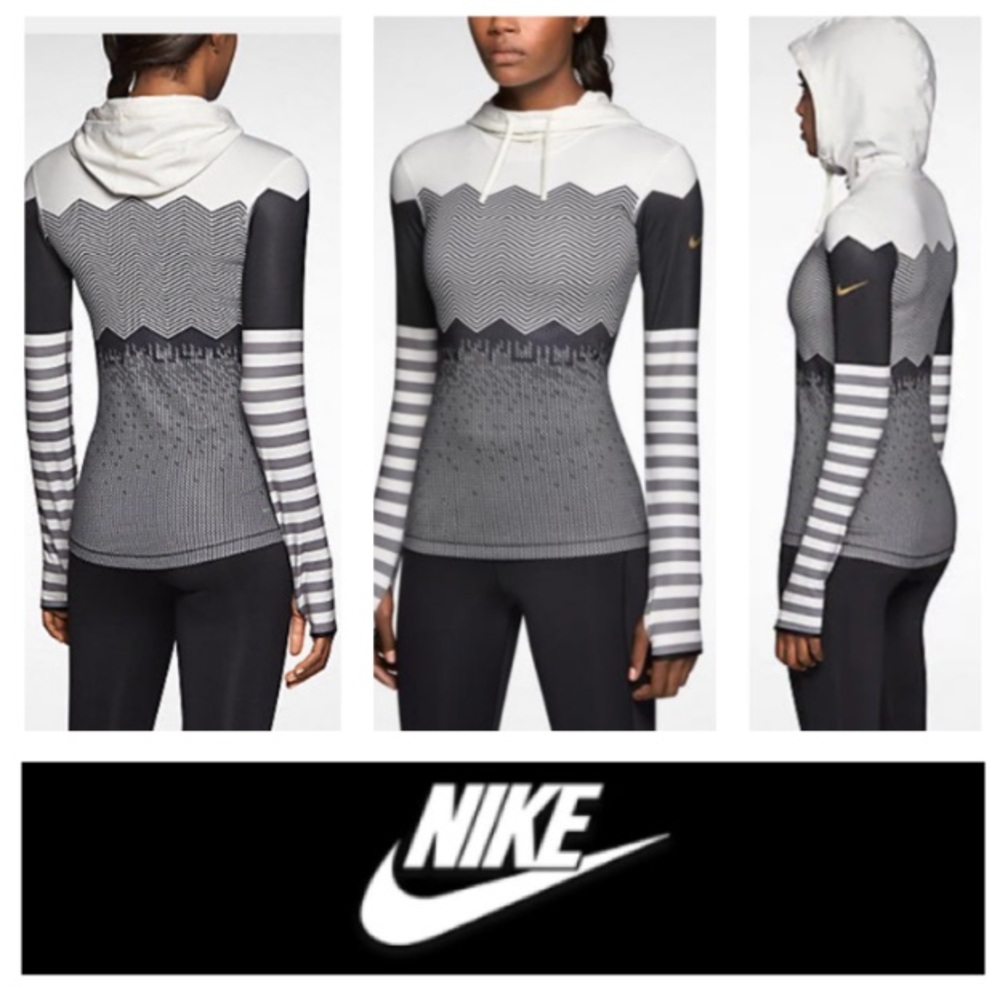 Nike Hyperwarm Engineered Print Trainer Hoodie (X… - image 7